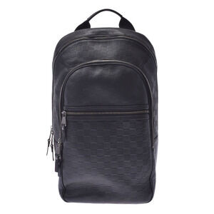 Louis Vuitton Damier Infini Michael Backpack Black Leather Daypack